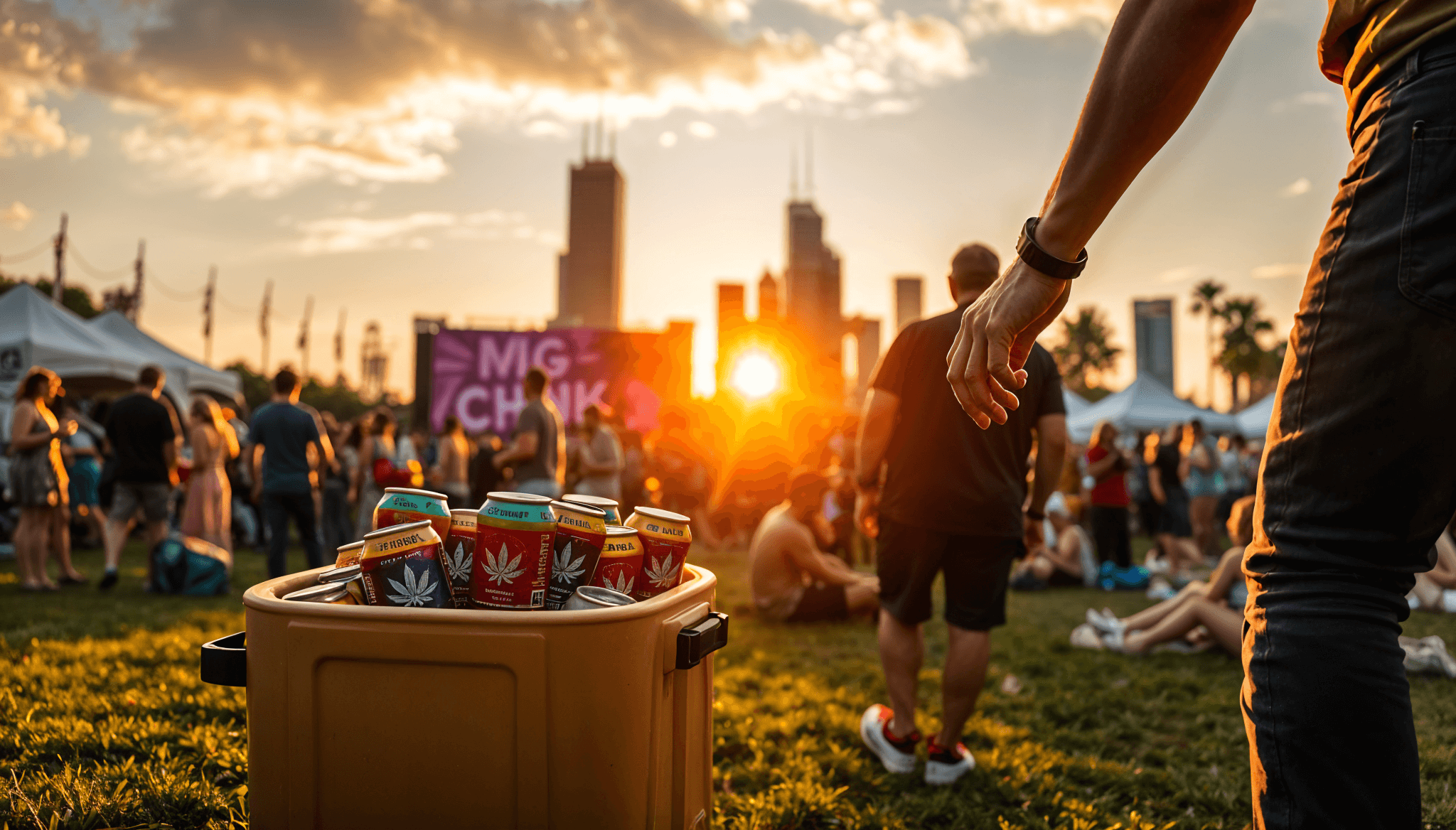 WYNK THC Seltzer Partners with Riot Fest to Redefine Festival Drinking