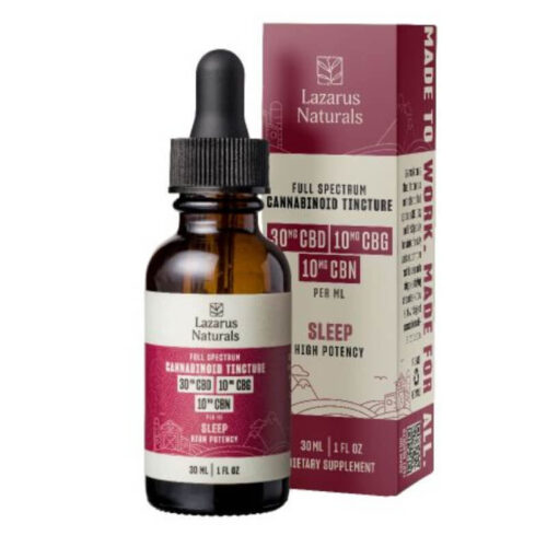 Lazarus Naturals CBD & Cannabinoids Sleep Oil